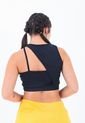 Top Deportivo Negro Cargadera Asimetríca  Para Mujer Belife de Belife