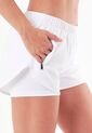Short Deportivo Blanco Con Ciclista Interno Para Mujer de Belife