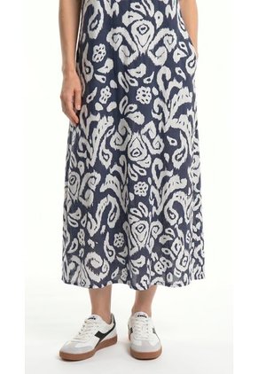 Vestido Largo Halter Estampado Para Mujer