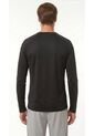 Camiseta Deportiva Negra Manga Larga Para Hombre de Belife