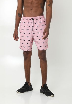 Pantaloneta Playera Rosada Sublimada Para Hombre Belife