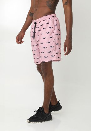 Pantaloneta Playera Rosada Sublimada Para Hombre Belife