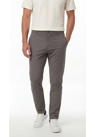 Pantalón Chino Gris Para Hombre Belife