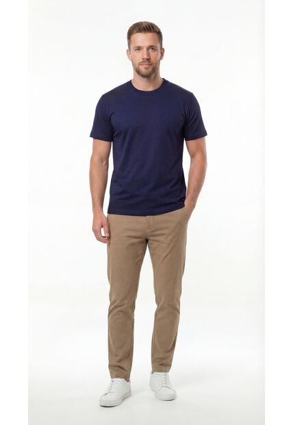 Pantalón Chino Café Para Hombre