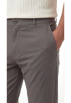 Pantalón Chino Gris Para Hombre