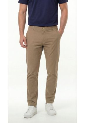 Pantalón Chino Café Para Hombre