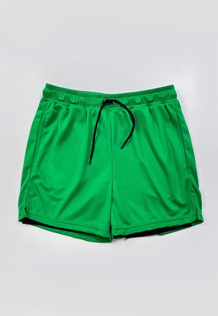 Short Deportivo Verde Oscuro Para Hombre Belife.