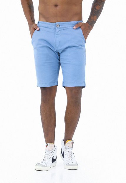 Bermuda Azul Para Hombre Belife