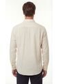 Camisa Manga Larga Ivory En Lino Para Hombre de Belife