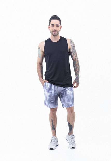 Pantaloneta Deportiva Plata Para Hombre Belife
