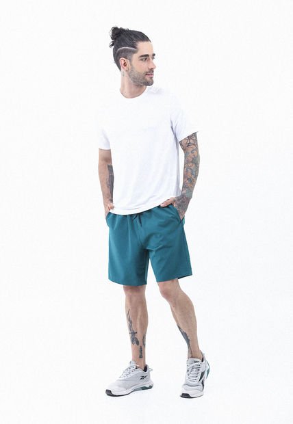 Pantaloneta Deportiva Verde Esmeralda Para Hombre Belife