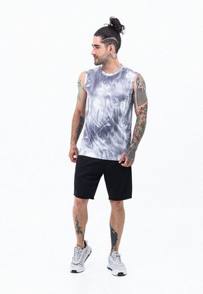 Pantaloneta Deportiva Negra Con Cotilla Para Hombre Belife