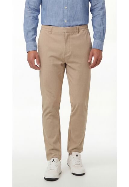 Pantalón Café Claro Para Hombre