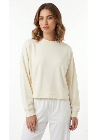 Buzo Deportivo Ivory Silueta Corta Para Mujer Belife