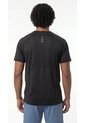 Camiseta Deportiva Negra Manga Ranglan Para Hombre de Belife