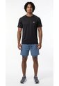 Camiseta Deportiva Negra Manga Ranglan Para Hombre de Belife