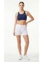 Short Running Blanco óptico Para Mujer Con Ciclista Interno de Belife