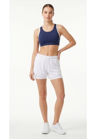 Short Running Blanco óptico Para Mujer Con Ciclista Interno Belife