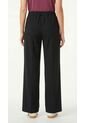 Pantalón Negro En Lino Para Mujer de Belife