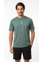 Camiseta Deportiva Verde Manga Corta Para Hombre de Belife