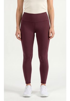 Leggings Burgundy Para Mujer Con Control De Abdomen