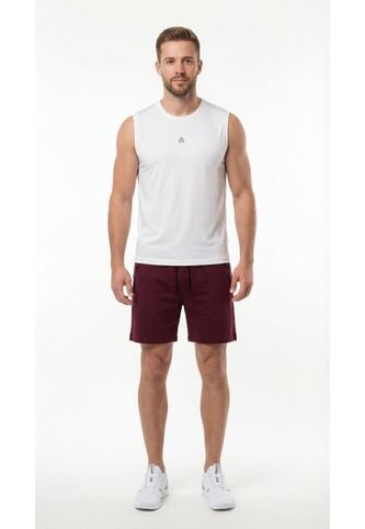 Pantaloneta Deportiva Burgundy Para Hombre Belife