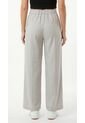 Pantalón Gris En Lino Para Mujer de Belife
