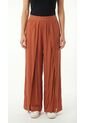Pantalón Naranja Para Mujer Con Abertura de Belife