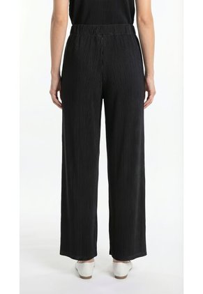 Pantalón Negro Plisado Para Mujer