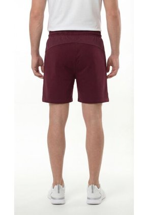 Pantaloneta Deportiva Burgundy Para Hombre