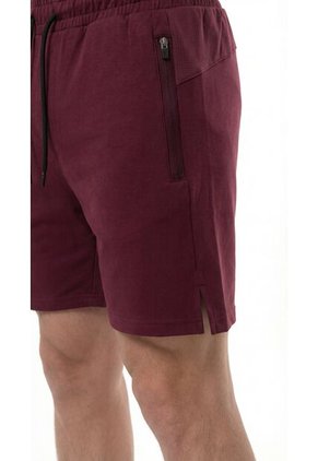 Pantaloneta Deportiva Burgundy Para Hombre