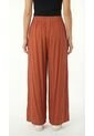 Pantalón Naranja Para Mujer Con Abertura de Belife