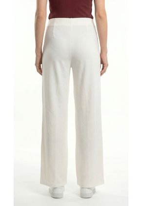 Pantalón Ivory Ancho En Scuba Para Mujer
