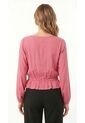 Blusa Rosada Manga Larga Para Mujer de Belife