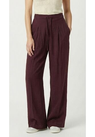 Pantalón Vino Amplio Para Mujer Belife