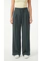 Pantalón Verde Amplio Para Mujer de Belife