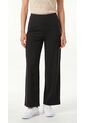 Pantalón Negro Ancho En Scuba Para Mujer de Belife