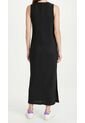 Vestido Largo Negro Ajustado Para Mujer de Belife