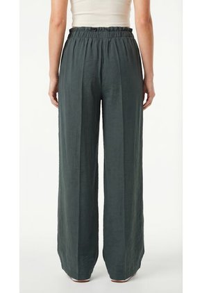 Pantalón Verde Amplio Para Mujer