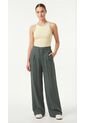 Pantalón Verde Amplio Para Mujer de Belife