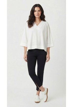 Blusa Ivory Manga 3/4 Para Mujer