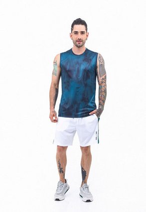 Camiseta Deportiva Verde Esmeralda Sisa Para Hombre Belife