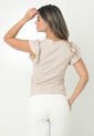 Blusa Blanca Manga Sisa Con Bolero Recogido Para Mujer Belife de Belife