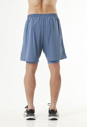 Pantaloneta Con Ciclista Azul Para Hombre