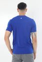 Camiseta Deportiva Azul Con Detalle Reflectivo En Manga Para Hombre Belife.- de Belife