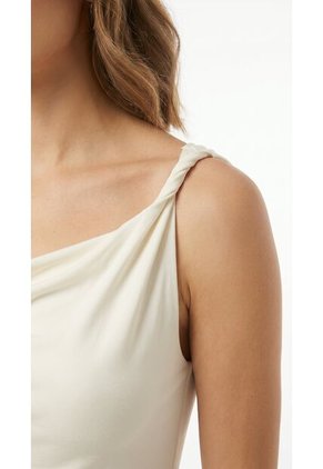 Camiseta Blanca Manga Sisa Para Mujer