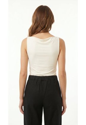 Camiseta Blanca Manga Sisa Para Mujer