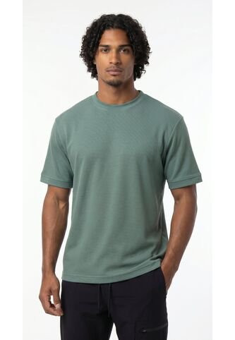 Camiseta Manga Corta Verde Para Hombre Belife