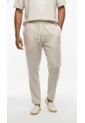 Pantalón Slim Semilla En Lino Para Hombre de Belife