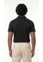 Polo Negro Para Hombre Con Cierre Funcional de Belife